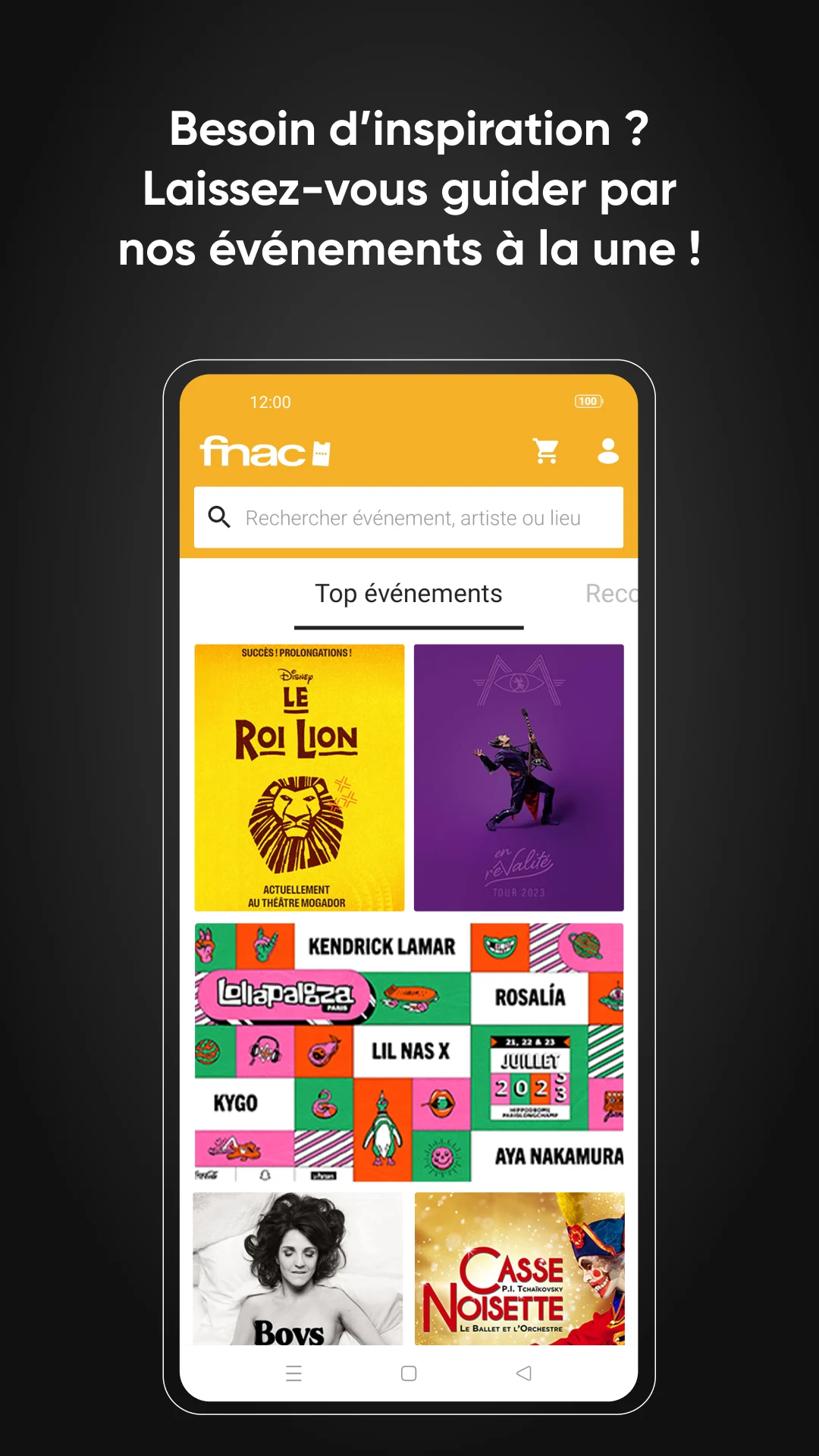 FNAC SPECTACLES - Buy tickets screenshot